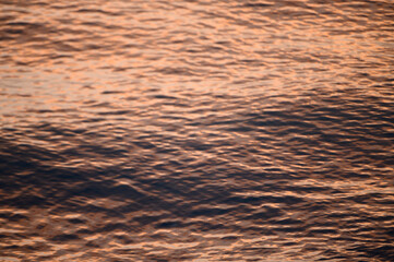 Waves and azure water as a background. View from high rock 1