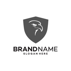 eagle logo vector template illustration design