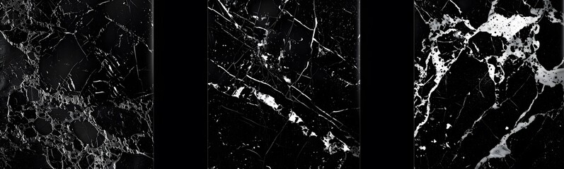 black and marble background concept