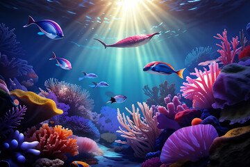 wonderful picture of a creature in the sea
Generative AI