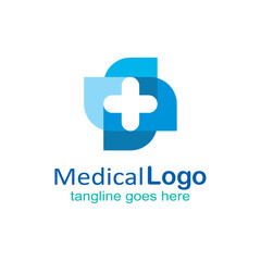 medical logo vector template illustration design