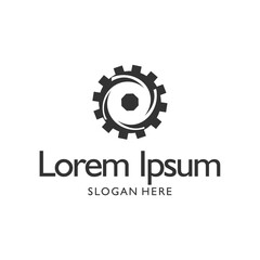 gear logo vector template illustration design