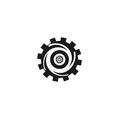 gear logo vector template illustration design