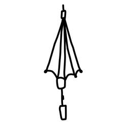umbrella outline icon