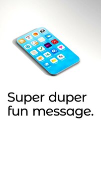 Vertical 3D Animated Phone