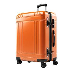 Travel Suitcase isolated on transparent background, png, cut out.