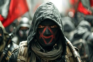 Anarchist Rebel: Cyberpunk Attire Evolution