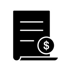 Invoice icon template