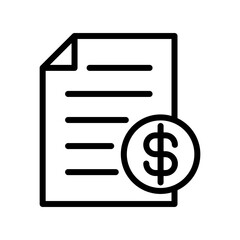 Invoice icon template