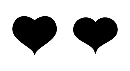 Love icon set. Heart icon vector. Like icon vector.