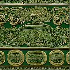 ,Background: ancient Thai kanok pattern, Dvaravati style Kranak pattern There is a name known among technicians nowadays as "Kranok Phak Kut"