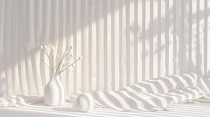 Charming 3D illustration featuring simple backdrop and subtle pattern, highlighting timeless design