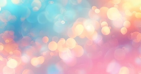 Abstract Blurred Pastel Background with Soft Light