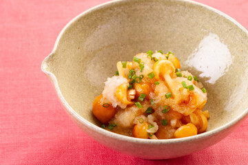 ナメコのおろし和え