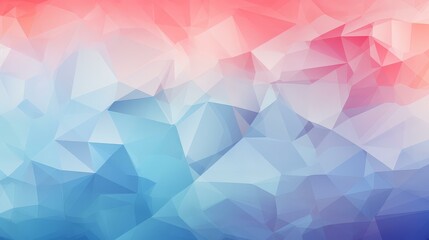 Obraz premium Abstract background with soft pastel gradients and polygonal shapes.