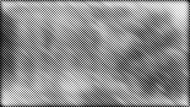 Halftone effect texture images in motion