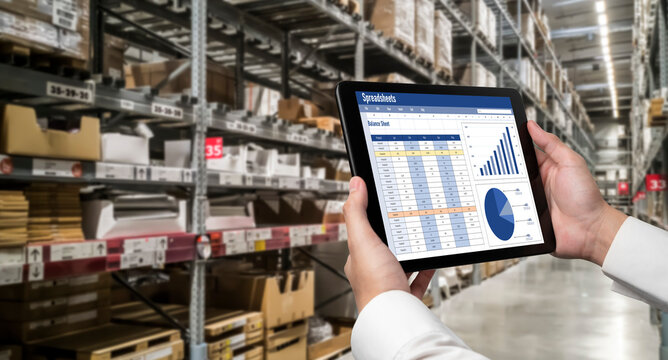 Spreadsheet document information financial startup concept. data and graphs in spreadsheet documents for online analysis project dashboard accounting digital snugly