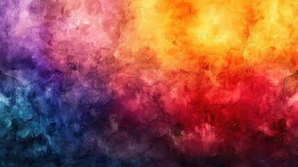 Obraz premium Spectral Symphony: Watercolor Rainbow Ensemble