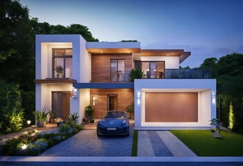 most attractive house exterior building is made by hear warmimg thoughts.buiding is unique or...