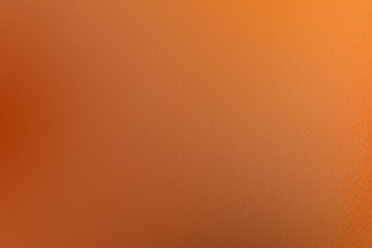 Rusty burnt dark orange color paint on environmental eco friendly watercolour blank paper texture background with space