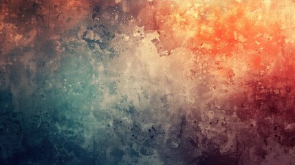 Abstract background with a grunge texture, combining rough edges and faded colors