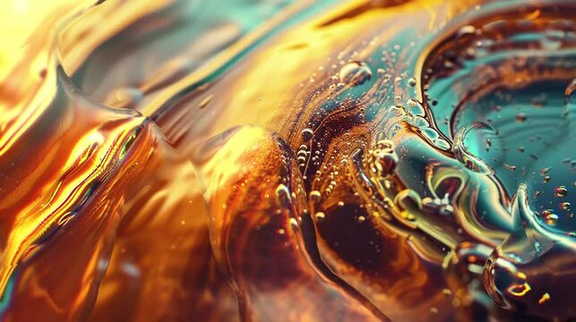 Video of macro olive oil texture graphic resources