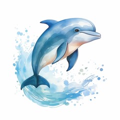 Obraz premium dolphin jumping out of water
