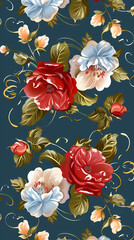 Collection of colorful floral elements in flat color. Set of spring and summer wild flowers, plants, branches, leaves and herb.