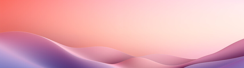 Obraz premium Pastel Gradient Wave Design