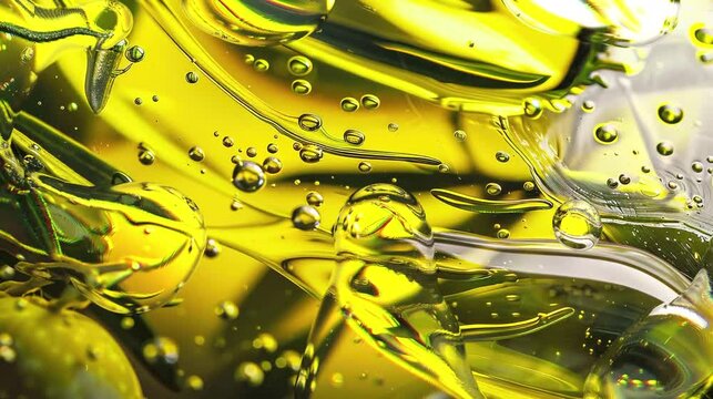 Video of macro olive oil texture graphic resources