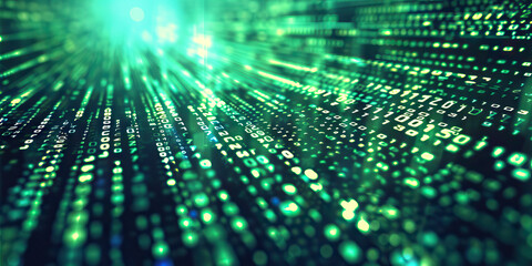 Virtual Reality Matrix: Displaying a digital world where users can jack into cyberspace and navigate virtual environments