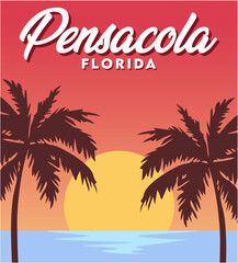 Pensacola beach florida with beautiful views