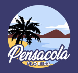 Obraz premium Pensacola beach florida with beautiful views