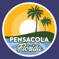 Obraz premium Pensacola beach florida with beautiful views