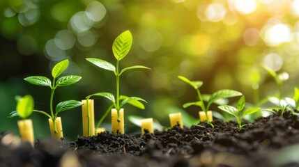 A corporate report highlighting ESG (Environmental, Social, Governance) metrics within the green energy sector, showcasing sustainable business practices in the renewable energy industry