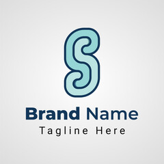 Letter S Monogram Logo, Can be used as brand identity