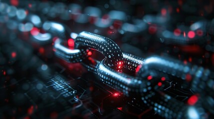 Digital chain breaking amidst a matrix of binary codes