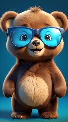 Fototapeta premium Cute baby bear wallpaper, Mobile wallpapers of cute teddy bear, baby bear wallpaper, Cute baby animals