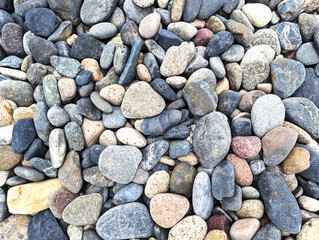 shingle rock on the beach