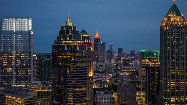 Aerial View of the Atlanta Cityscape