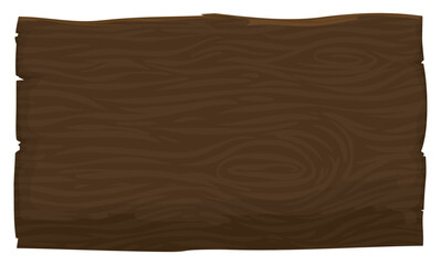 Template with wood plank and grain texture, Vector illustration
