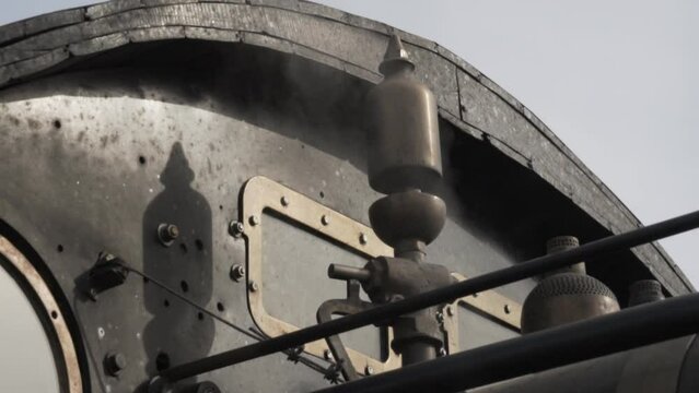 Silbato de tren a vapor