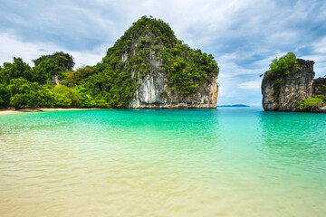 Beach of Koh Hong Island Andaman Sea in Krabi, Thailand.1