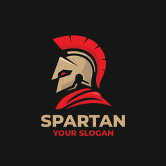 Spartan logo vector. EPS 10 editable vector
