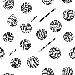 Colorful Crochet Toy Pattern Illustration

