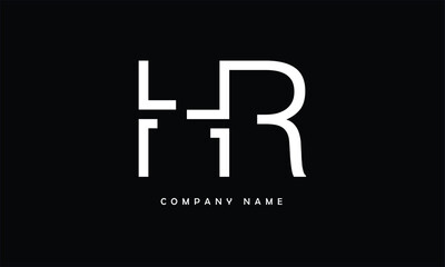 HR, RH, H, R Abstract Letters Logo Monogram