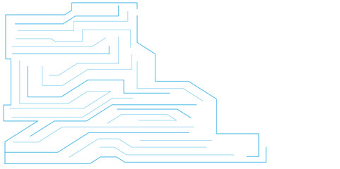 Abstract technology background, Abstract futuristic circuit board Illustration, Circuit board with various technology elements. Circuit board pattern for technology background.