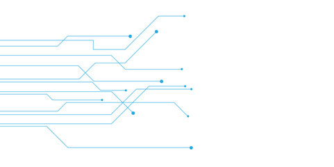 Abstract background electronic printed circuit board, with dot and connection line.