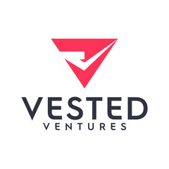 Letter V logo vector illustration