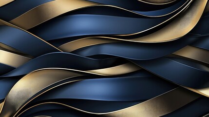 A luxurious golden wave pattern, with each wave casting bright reflections and shadows, simulating the appearance of liquid gold moving gently. 